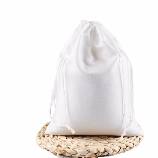 제조 업체 스팟 코튼 캔버스 가방 코튼 번들 포켓 Drawstring 닫기 Drawstring 로고 보관 가방 리넨 가방